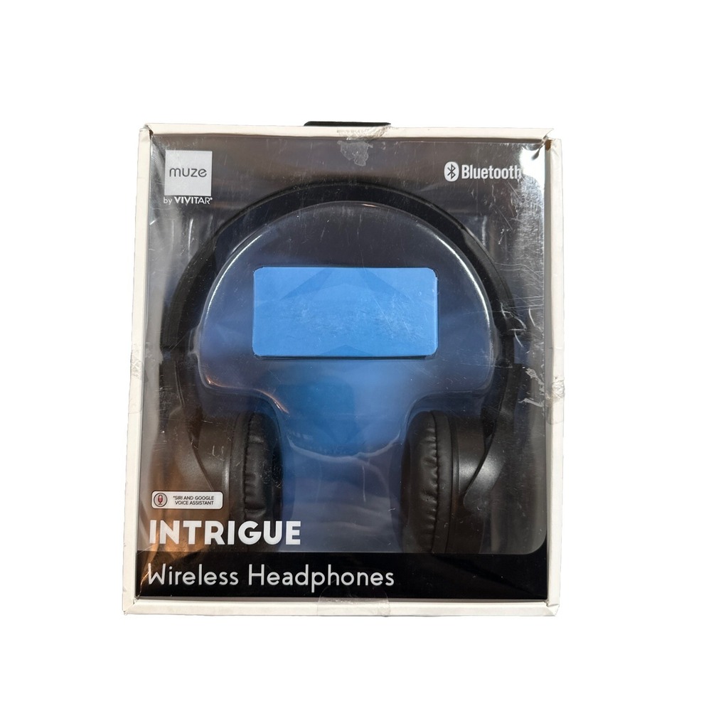Muze By Vivitar INTRIGUE Bluetooth‎ Headphones Open Box